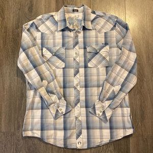 Bullhead Western Style men’s western pearl snap shirt size XL